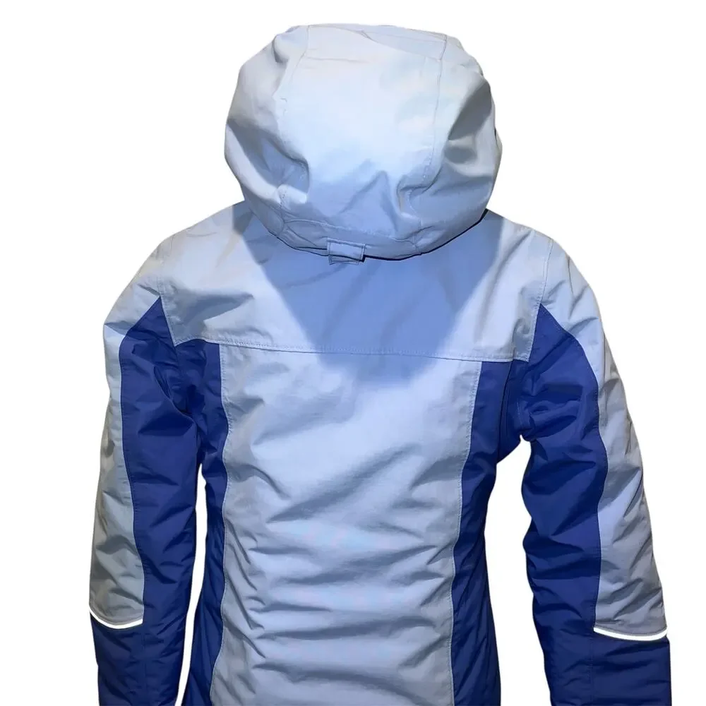 Lands' End Kids The Squall Insulated Winter Coat Grow Along Blue Size Large/14